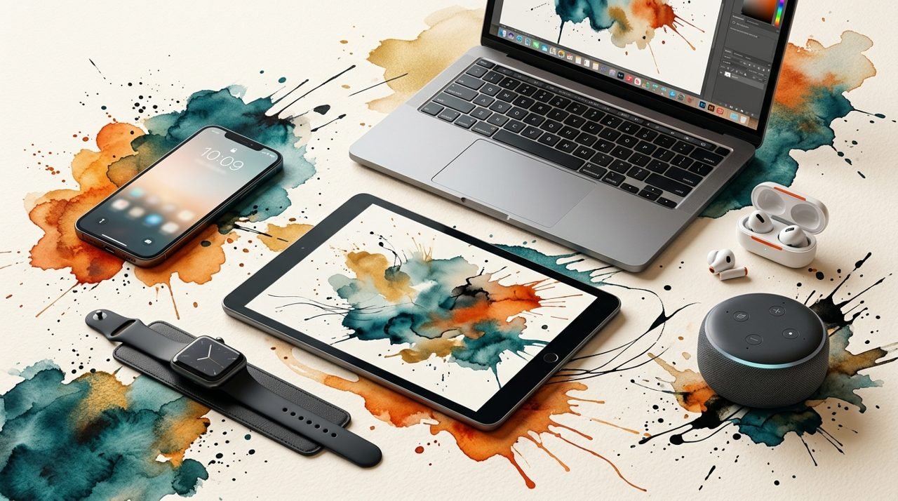 Editorial illustration accompanying Digital Art and Illustration