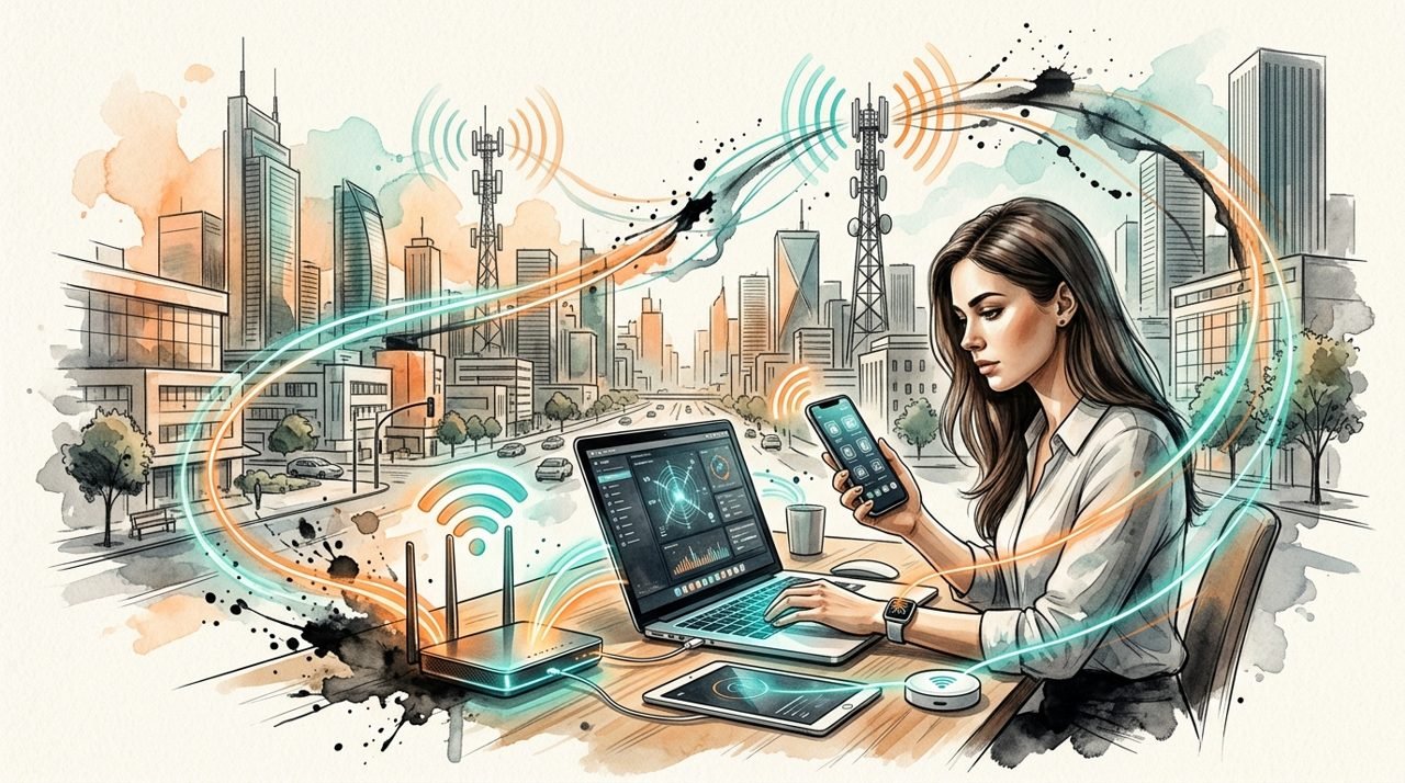 Editorial illustration accompanying The Changing Digital Creator Landscape
