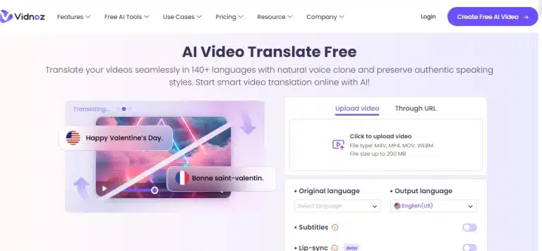 How Vidnoz AI Can Make Video Translate Easy for Everyone 3 How Vidnoz AI Can Make Video Translate Easy for Everyone